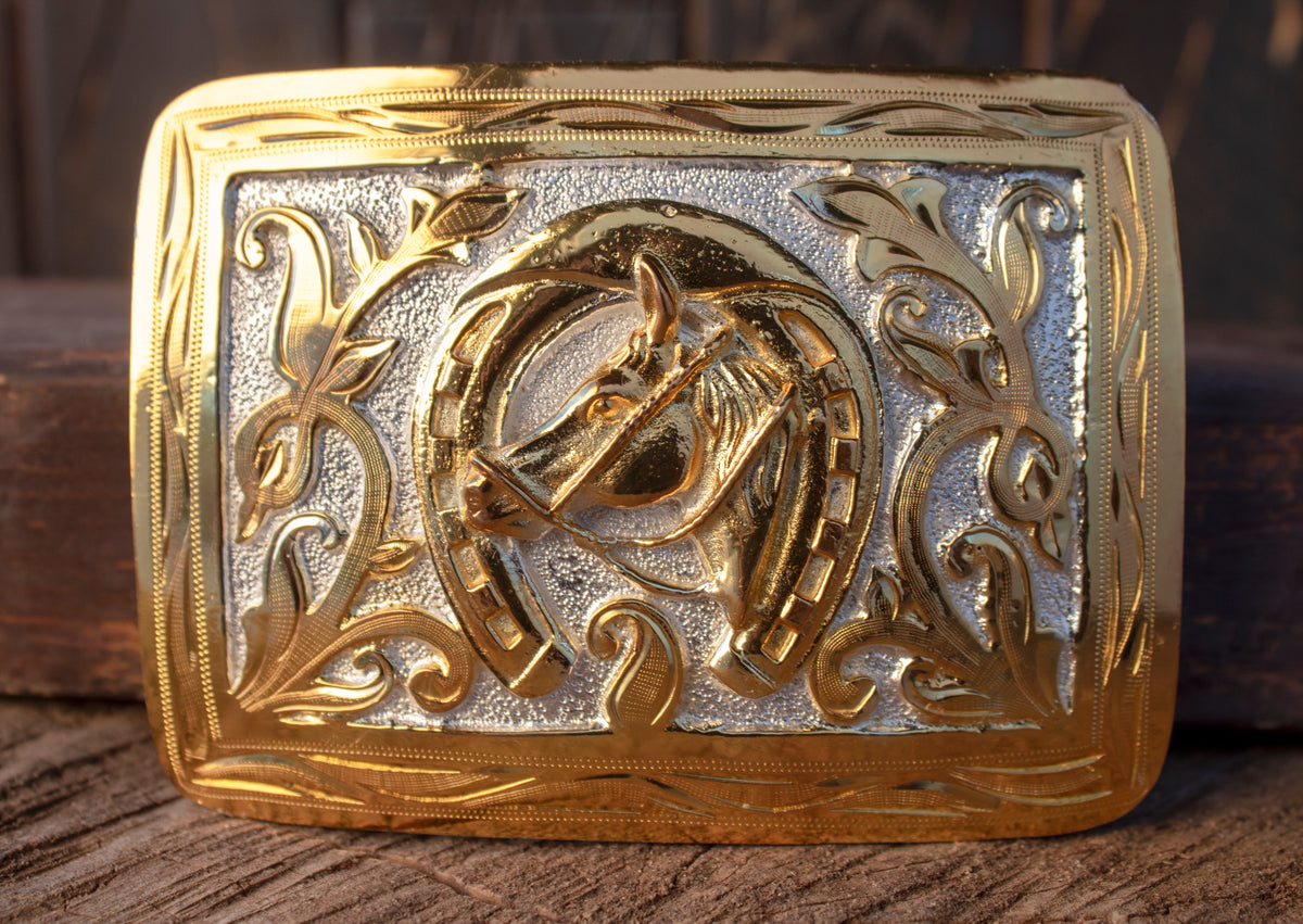 Charro belt buckle sales