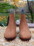 EL CANELO MENS LEATHER NUBUCK CHELSEA BOOTS BOTIN CHARRO ID231