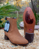 EL CANELO MENS LEATHER NUBUCK CHELSEA BOOTS BOTIN CHARRO ID231