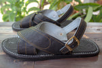 MENS LEATHER 2 STRAP MEXICAN SANDALS