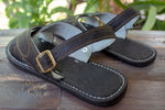 MENS LEATHER 2 STRAP MEXICAN SANDALS