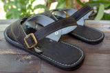 MENS LEATHER 2 STRAP MEXICAN SANDALS