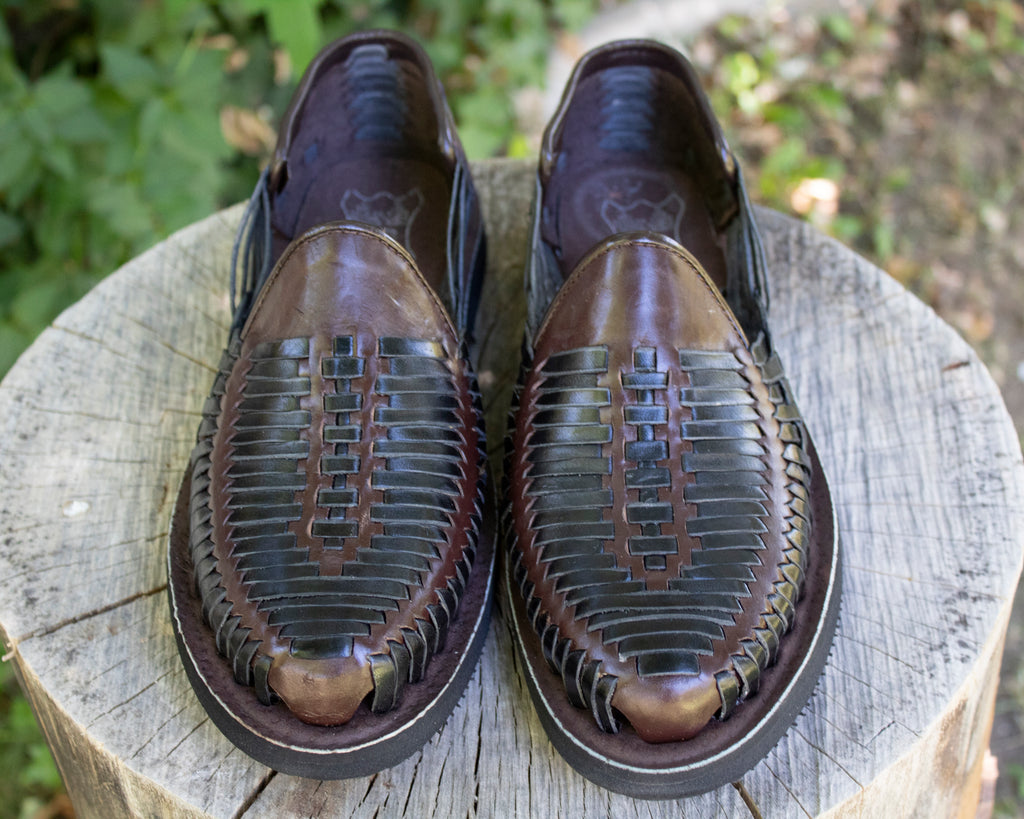 mens leather dress sandals MENS LEATHER 2 TONE MEXICAN SHOE SANDALS – MexicanSandals.com