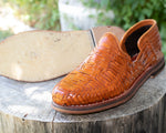 MENS LEATHER MEXICAN MOCASSIN SHOE SANDALS