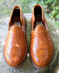 MENS LEATHER MEXICAN MOCASSIN SHOE SANDALS