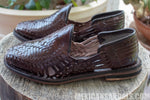 MENS LEATHER MEXICAN MOCASSIN SHOE HUARACHE SANDALS