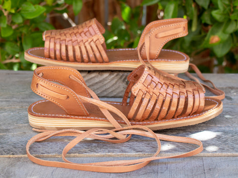 Mexican on sale leather sandals