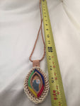 SAN JUDAS TADEO st.jude necklace good luck leather charm