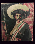 EMILIANO ZAPATA LEATHER laser printed bi-fold gallos wallet