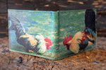 ROOSTER LEATHER WALLET laser printed bi-fold gallos wallet