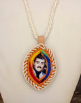 JESUS MALVERDE NACKLACE Sinaloa narco saint good luck charm