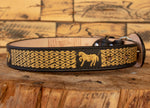 CHILDRENS YOUTH WESTERN HORSE EMBROIDERED COWBOY LEATHER BELT