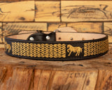 CHILDRENS YOUTH WESTERN HORSE EMBROIDERED COWBOY LEATHER BELT