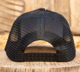 CHARRO Bullrider western rodeo EMBROIDERED HAT adjustable trucker cap