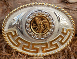 CHILDRENS YOUTH WESTERN El Centenario MINI BELT BUCKLE