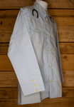 CHILDRENS WESTERN COWBOY embroidered horseshoe rodeo button up shirt camisa charro nino