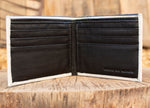 MEXICO 1000 PESOS bill Mexican LEATHER laser printed  bi-fold wallet
