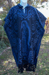 VIRGEN de GUADALUPE Virgin Mary 2 sided Mexican Poncho rebozo wrap Gaban