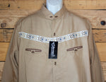 MENS COWBOY EMBROIDERED horse shoe western Charro long sleeve shirt herradura
