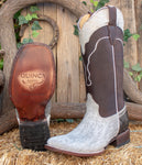 WOMENS COWGIRL cowboy COWHAIR leather square toe western Boots Size 7