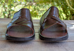 MENS STRAPPED LEATHER SLIP ON MEXICAN SANDALS