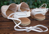 WOMENS LEATHER LACE UP ROSE STAMPED HUARACHE MEXICAN SANDALS